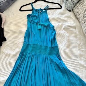 Calypso St. Barth Teal Asymmetrical Dress